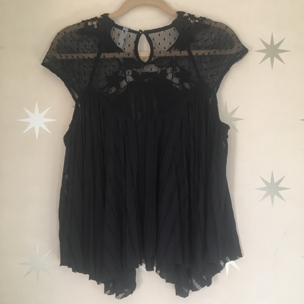 Lacy free people blouse